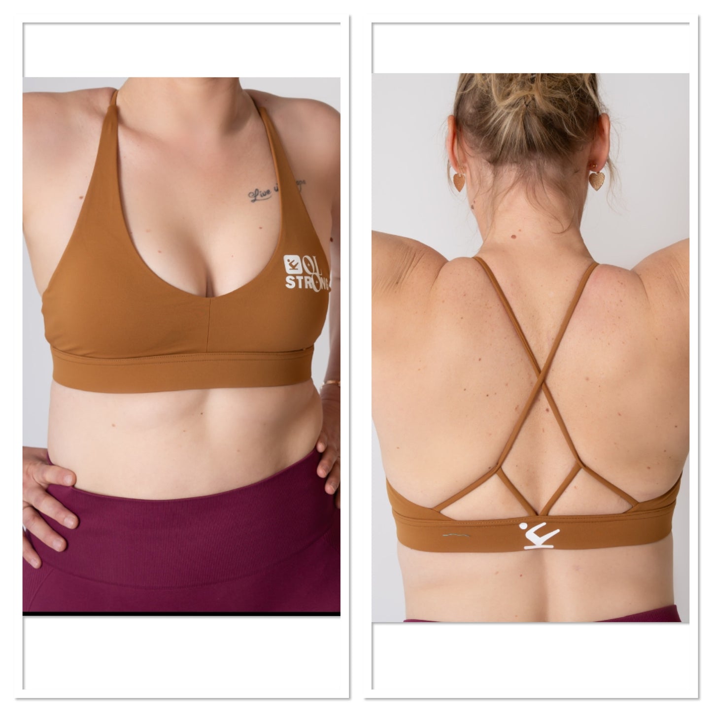 Brassières dos croisé