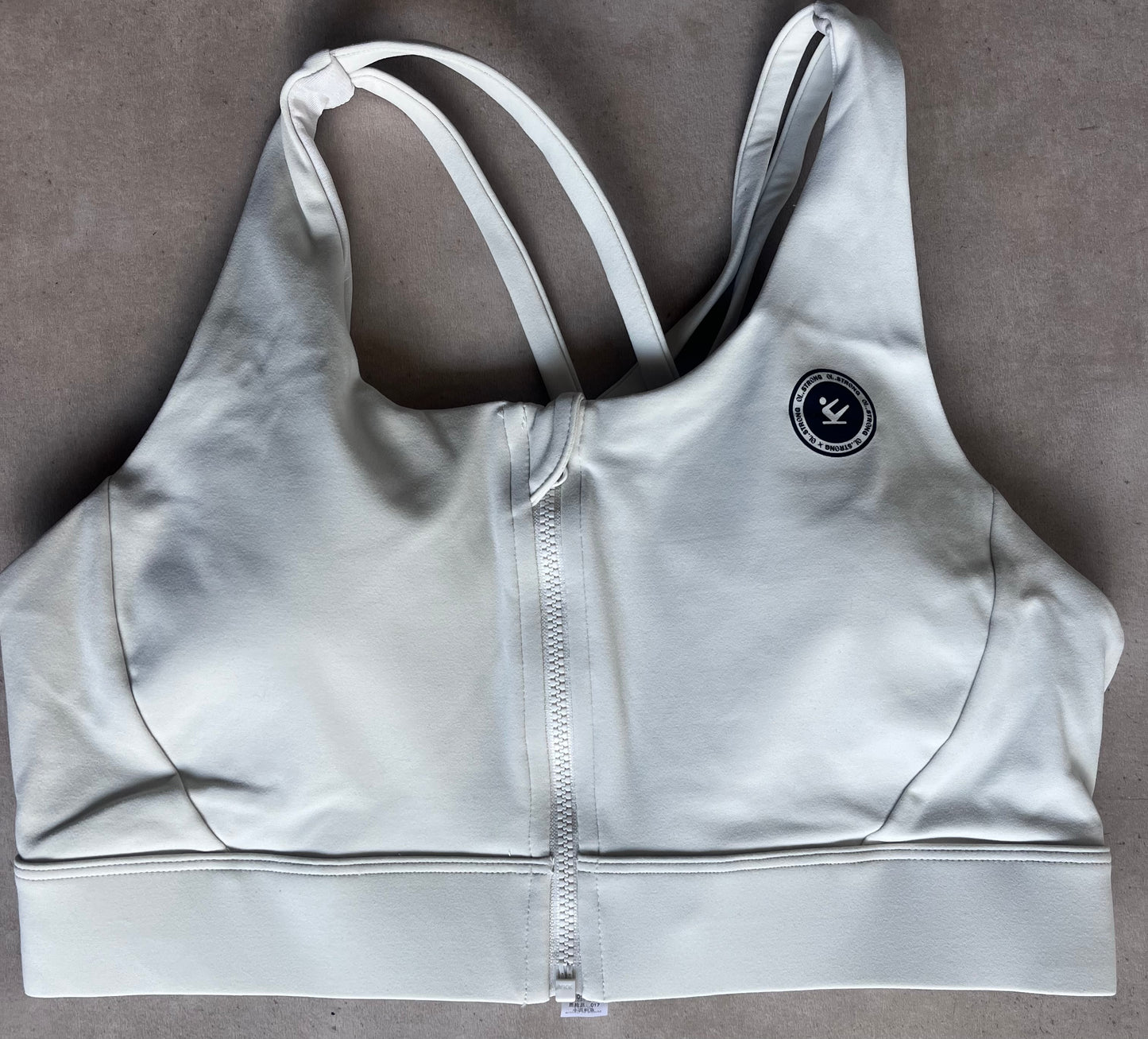 Brassières zippée devant
